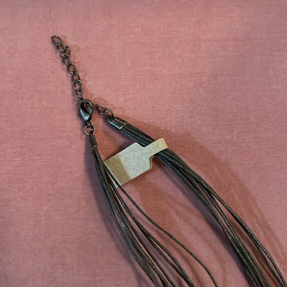 NWT brown boho heart necklace - Picture 4 of 7